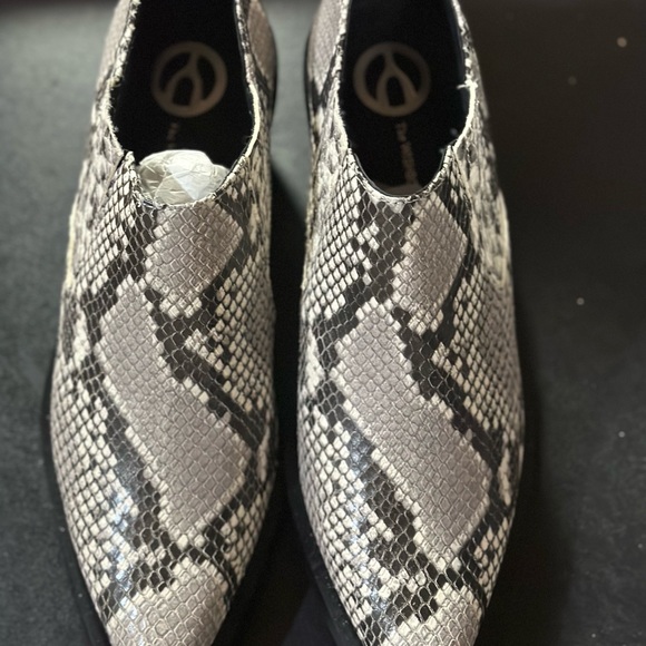 Wishbone leather western style ankle shoes - Picture 4 of 7